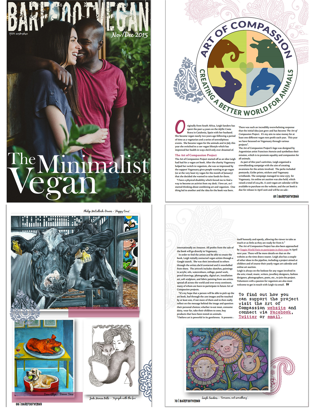 Barefoot Vegan Magazine - Interview