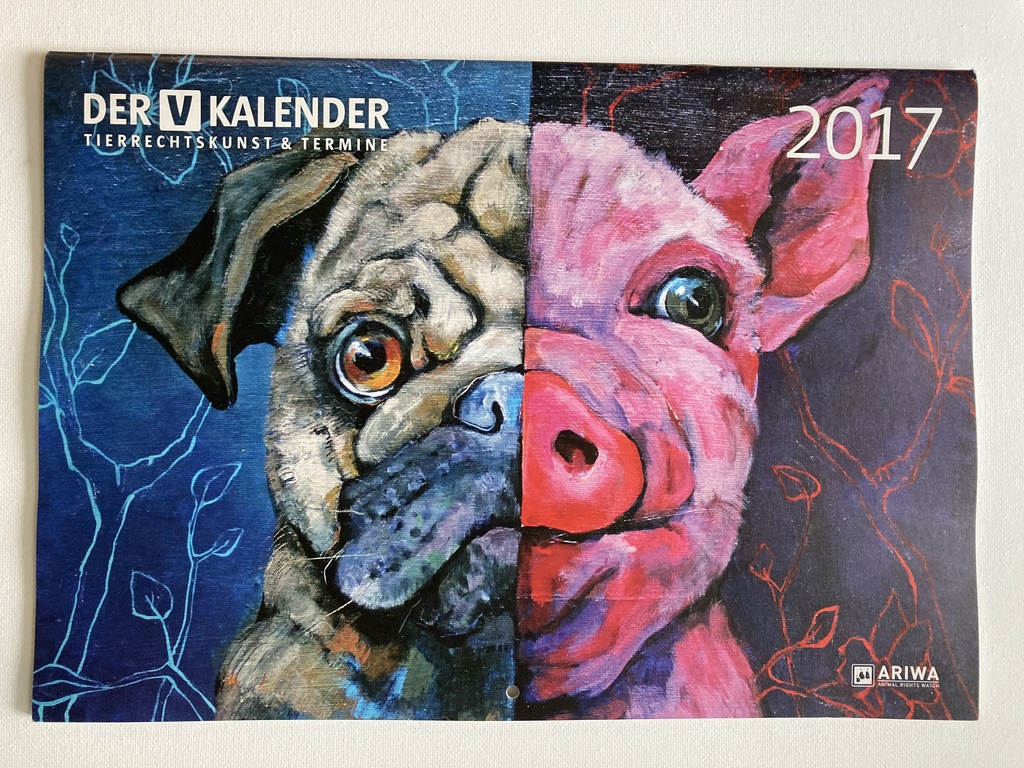 Der V Kender Animal Rights Art Calendar - Germany