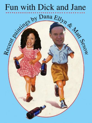 Dana Ellyn & Matt Sesow "Fun with Dick and Jane" exhibit at FOE Gallery
