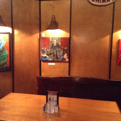 Dana Ellyn and Matt Sesow exhibit at the Marx Cafe in Washington, DC. 2014