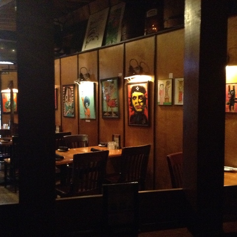 Dana Ellyn and Matt Sesow exhibit at the Marx Cafe in Washington, DC. 2014