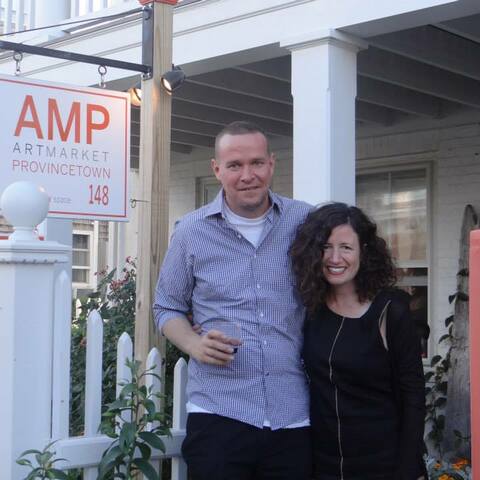 Ellyn and Sesow "Fairytales & Folklore" exhibit at AMP Art Market, Provincetown MA