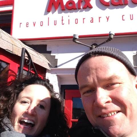 Dana Ellyn and Matt Sesow exhibit at the Marx Cafe in Washington, DC. 2014