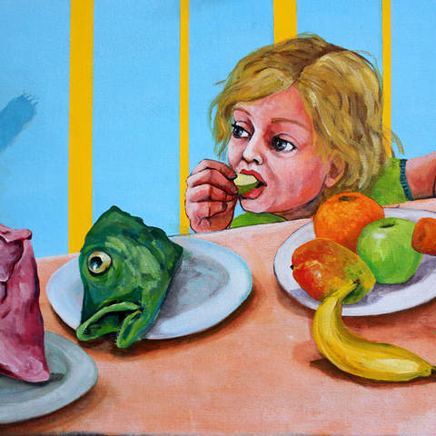 Ellyn and Sesow "Fairytales & Folklore" exhibit at AMP Art Market, Provincetown MA