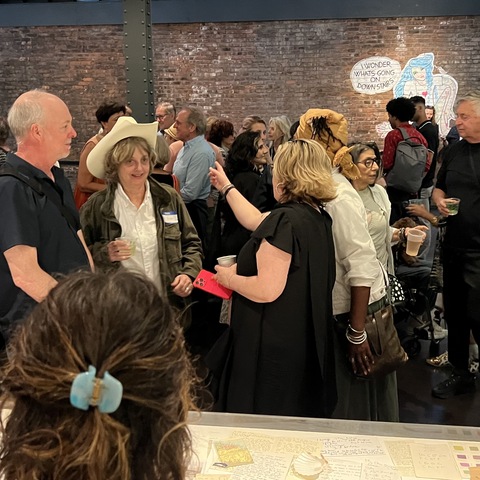 Patti Hudson and friends at Pen + Brush