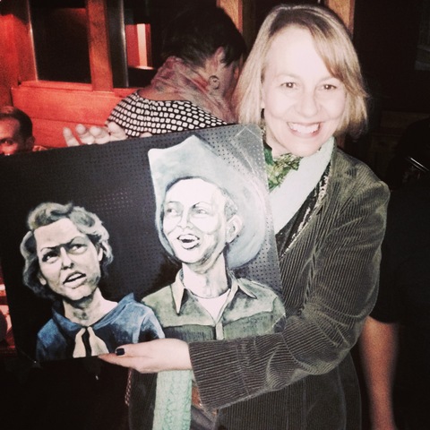 Dana Ellyn and Matt Sesow exhibit at the Marx Cafe in Washington, DC. 2014